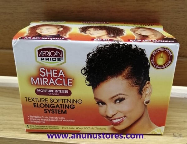 African Pride Shea Butter Miracle Texture Softening Elongating System